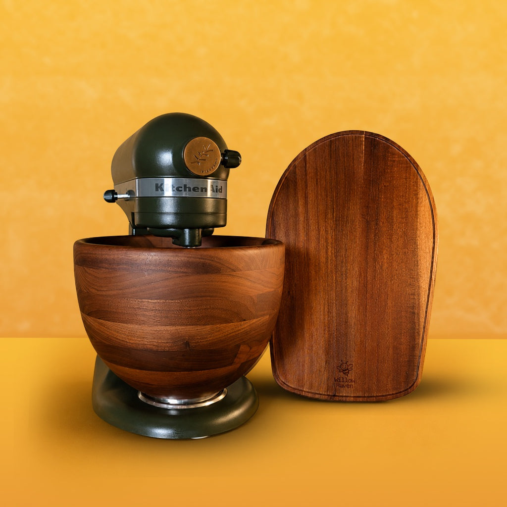 Acacia Wood KitchenAid Mixer Slider