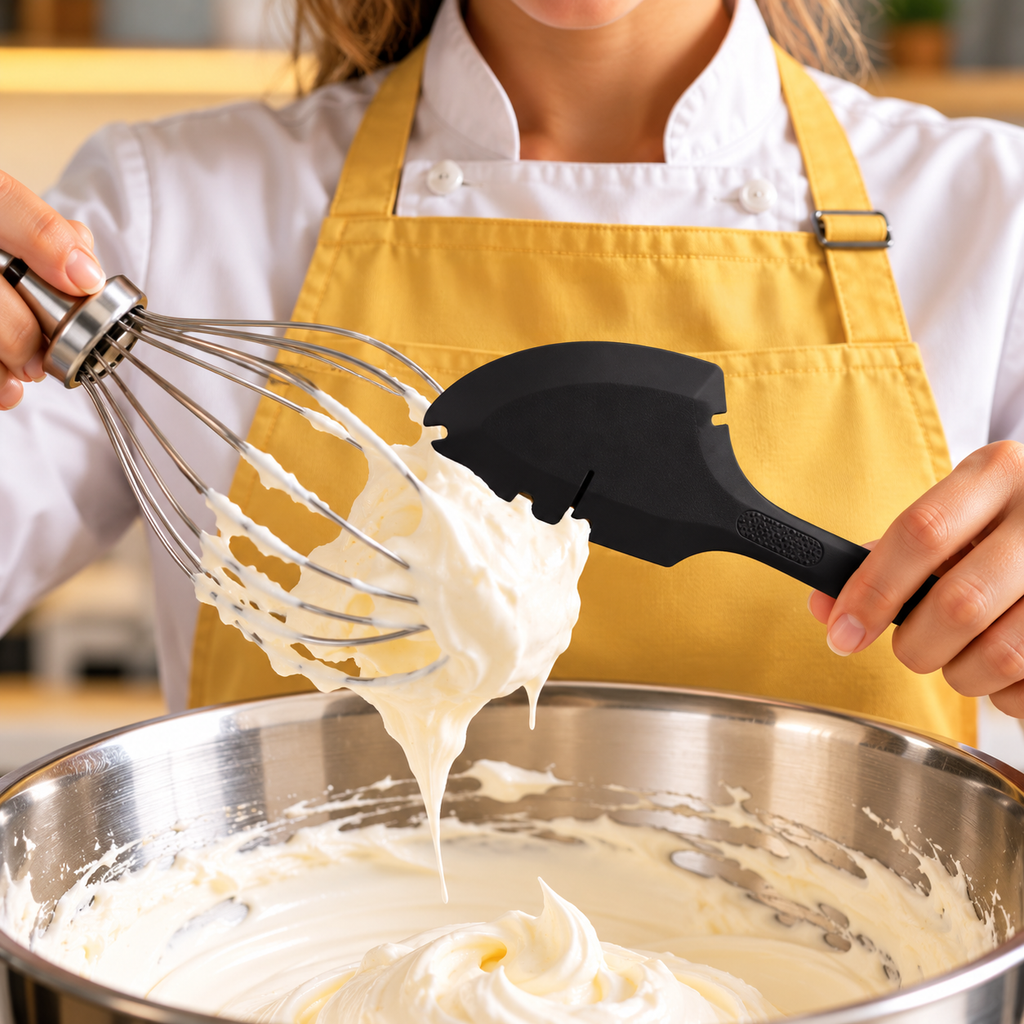 Whisk Scraper - Get Every Last Bit Off Your Whisk, bowl, and Beater