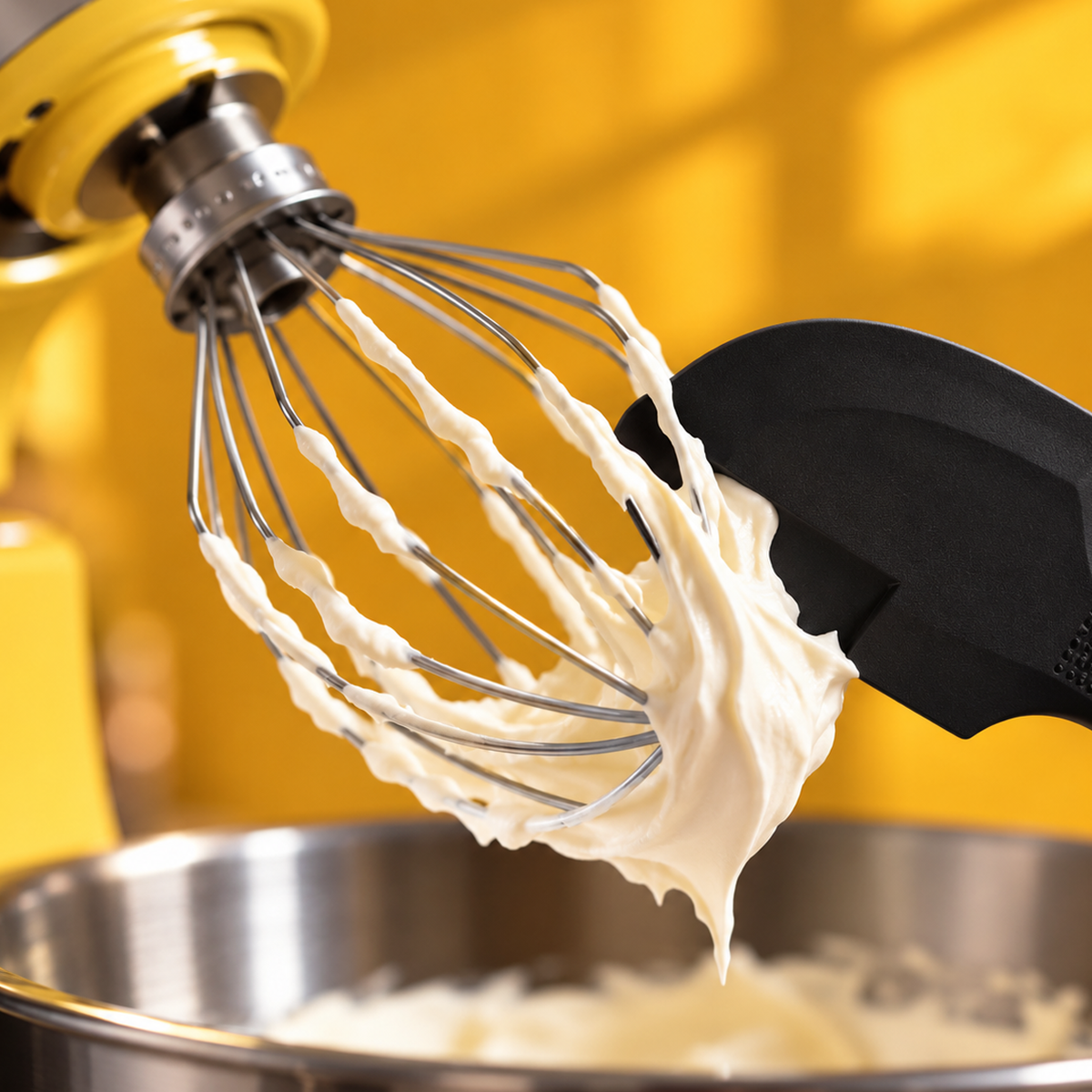 Whisk Scraper - Get Every Last Bit Off Your Whisk, bowl, and Beater