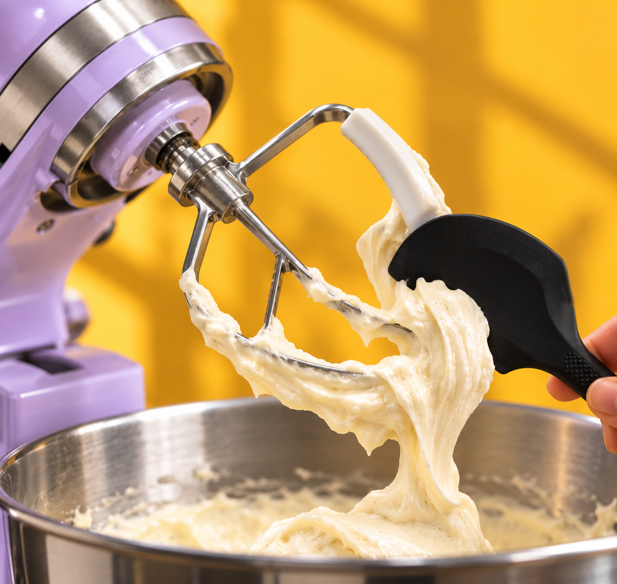 Whisk Scraper - Get Every Last Bit Off Your Whisk, bowl, and Beater