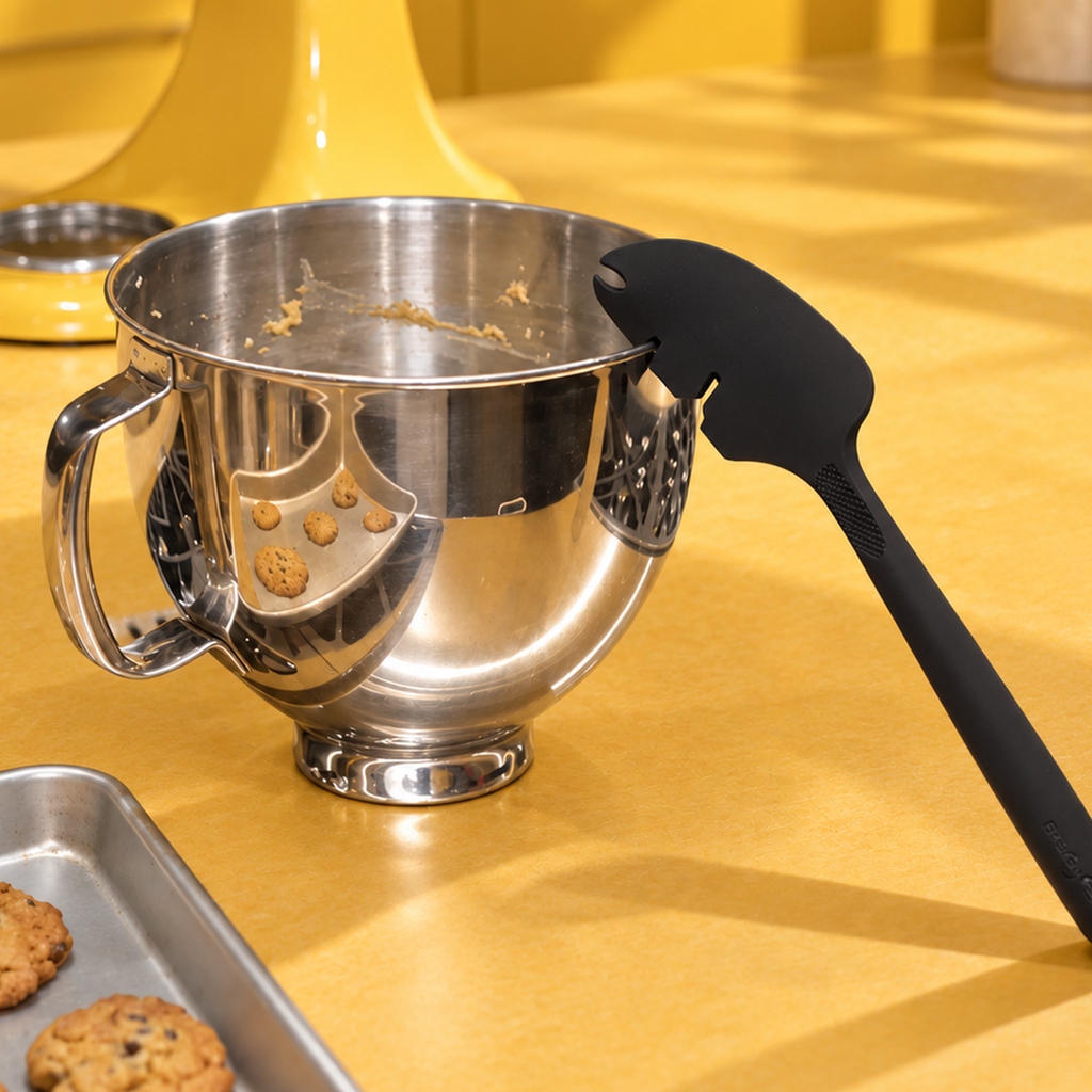 Whisk Scraper - Get Every Last Bit Off Your Whisk, bowl, and Beater