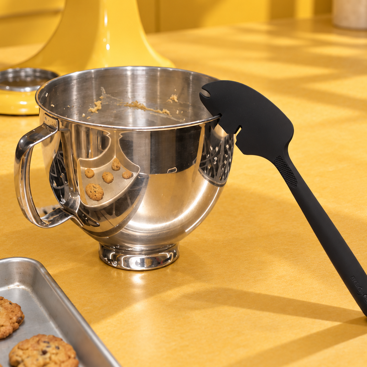 Whisk Scraper - Get Every Last Bit Off Your Whisk, bowl, and Beater