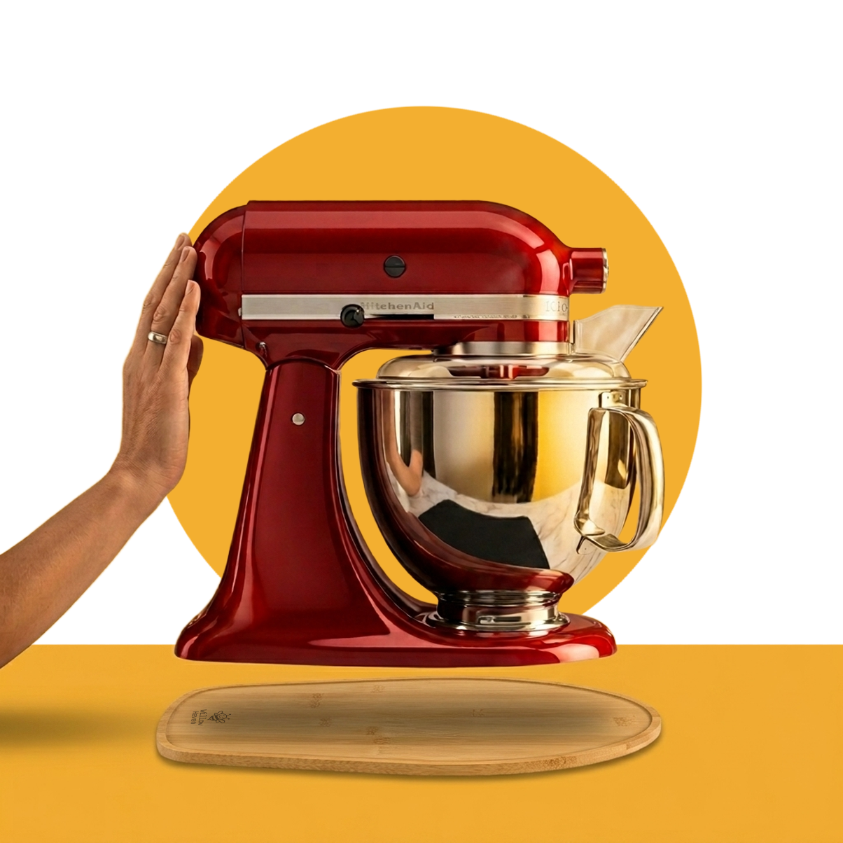 Bamboo KitchenAid Mixer Slider | Willow Haven Bamboo KitchenAid Mixer Slider | Willow Haven