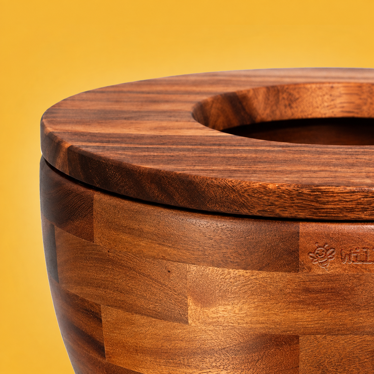 Acacia Wood Mixing Bowl - Compatible with KitchenAid® Tilt-Head Mixers