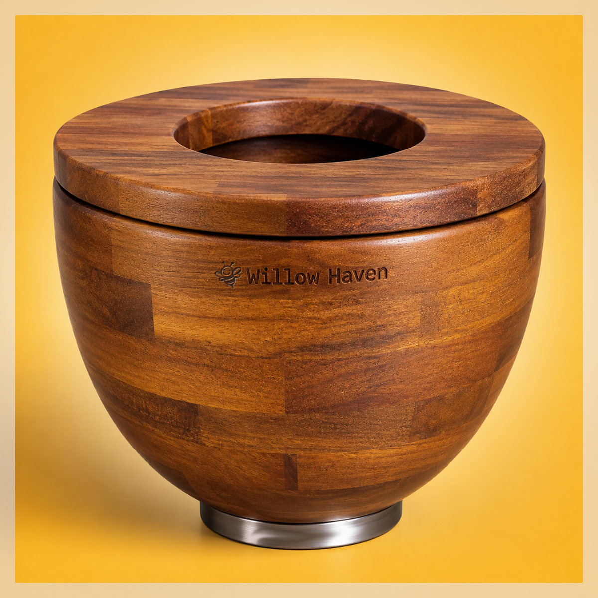 Acacia Wood Mixing Bowl - Compatible with KitchenAid® Tilt-Head Mixers